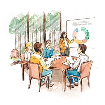 entreprises teambulding : nous accompagnons les entreprises dans la mise en œuvre de leurs stratégies de responsabilité sociale et environnementale.